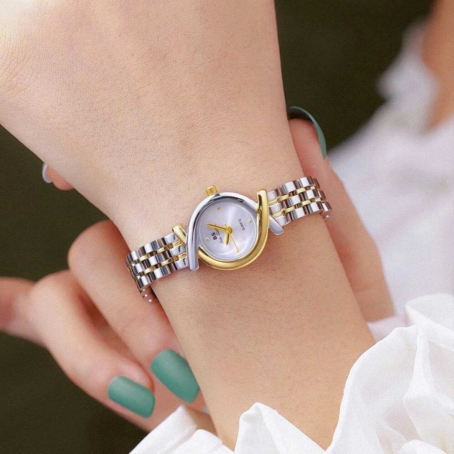 Women's Business Watches Top Brand Luxury Quartz Women Watch Fashion Waterproof Stainless Steel Strap Wristwatch Girlfriend Gift